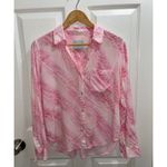 Rails  Josephine Rose Reef Top Size XS Button Down Elevated Lightweight Classy Photo 3
