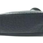 Versace Black Shoulder Bag Real Ostrich Leather & Sunburst Medusa Medallians Photo 2