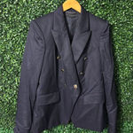 Stella McCartney  Blue and Gold Button Blazer Sz 44/Large Photo 0