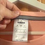 Adidas  Size Medium Pink Athleisure Crewneck Sweatshirt Photo 4