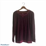 Lounge ⭐️ Purple long sleeve  shirt size small Photo 1