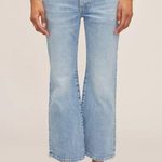 Marissa Webb Cal Low Rider Vintage Cropped Light Blue Vintage Wash Womens Size 2 Photo 3