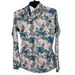 BlackStrap Floral Performance Top Women’s L USA Made Sun Shirt UPF Base Layer Size L Photo 0