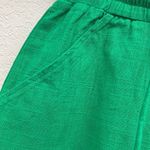 Wall Flower Never a  Kelly Green Mini Skirt XS Cotton Linen Photo 1