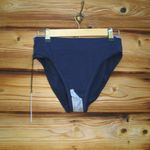 Robin Piccone NWT  Blue Bandana High Waist Bikini Bottoms M Photo 6