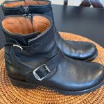 Frye moto Vicky Black Leather Boots Photo 0