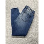 Kut From The Kloth  Connie Ankle Skinny Blue Denim Jeans Stretch Frayed Womens 8 Photo 1