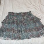 Love Shack Fancy ‎ Skirt Benicia Ruffle Mini in Mystical Foliage Photo 2