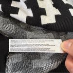 Eloquii  White and Black Geometric Vertical Stripe Pattern Pull-On Sweater 18/20 Photo 7