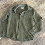 Goodfellow & Co Goodfellow Green Button Up Shacket Chore Outdoor Shirt Photo 0