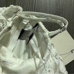 Lulus Dress Made in the Crocheted White Skater Halter Neck Mini Dress Sz XS NEW Photo 9