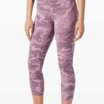 Lululemon Align Crop 21” Incognito Camo Pink Taupe Multi Photo 0