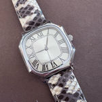 Silpada  Ivory Snakeskin Watch with Silver Accents Photo 0