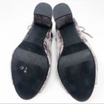 Report Velvet Peep Toe Zip Purple Ankle Boots Size 8.5 Photo 9