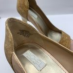 Rachel Roy  Rose Gold And Cork Open Toe Heels Sz 7.5M Photo 10