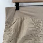 XCVI Wearables  Skirt Size Large Ruched Cotton Stretch Short Pull On Casual Boho Photo 3