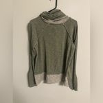 Free People  Beach Olive Green Cocoon Cowl Neck Pullover Top O/S Sweater Photo 1