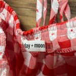 Day + Moon small plaid dress Red Photo 2