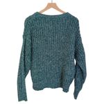 Sundance  Wool Blend Long Sleeve V Neck Cable Knit Sweater Blue Size Small Photo 1