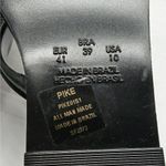 Steve Madden Pike Strappy Jelly Sandals Shoes Womens Size 10 Black Slip On Flats Photo 4