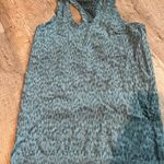 Athleta  Momentum Allure Tank Top Racerback Print Nylon Teal Size M Photo 3