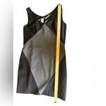 Women’s Abate Black and Gray Diamond Dress Size 12 Side Zip Knee Length Photo 5