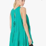 Free People  back tie tunic, XS, kelly green Photo 1