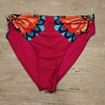 Trina Turk ππ Medallion High Waist Bikini Bottom ~ Pink Medallion Print 8 NWT Photo 4