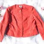 Talbots  Petite Coral Italian Fabric Blazer Sz 10p Photo 0