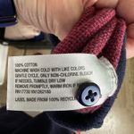 Merona  Women's Cardigan Sweater L Navy Purple Red Chevron Button Down Cotton Photo 3