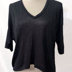Witchery T Shirt | Oversized Black Short Sleeves Photo 0