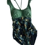 Ruffle Butts Women’s Cheetah Safari Print One Piece Bathing Swim Suit Medium Photo 0