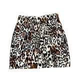 Milly Leopard Print Modern Mini Skirt Size 0 NWT Photo 5