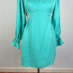 & Other Stories & Other Stories Teal Off Shoulder Cut Out Dress Photo 4