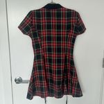 Dolls Kill NWT  Current Mood Devil You Don't Exist Plaid Button Down Mini Dress Photo 8