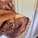 Pomegranateāblock print wrap collared dress size small Pink Photo 4