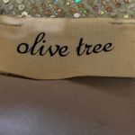 Olive Tree Silver Metallic Sequin Scoop Sleeveless Cami Mini Bodycon Dress Sz S Photo 3