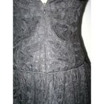 Jill Stuart New Womens Designer  Black Lace Dress One Shoulder 0 2 Broach Short Photo 10