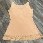 Spanx  Nude Cami Tank Shapewear Lace Bottom Scoop Neck Neutral Tan Beige Medium Photo 3