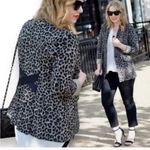 CAbi 3373 Leopard Print Jungle Women's Single Breasted Blazer Jacket Size 12 Photo 1