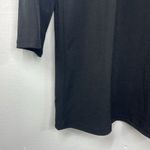 Moa Moa  Black Rhinestone Neckline Blouse Cutout Neckline Glam Goth 3/4 Sleeve 1X Photo 5