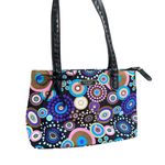 Kate Spade Vintage y2k 2000s multicolor purple pink blue brown shoulder bag purs Photo 0