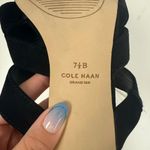 Cole Haan Black Suede Mule Heels - Size 7.5 Photo 4