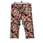 Marc New York Marc New York Abstract Multicolor High Waisted Capri Leggings XL Photo 2