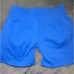 Amazon Blue Workout Scrunch Shorts Photo 5