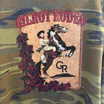 Alternative  Gilroy Rodeo Women's Full Zip Hoodie Green Camo Large Photo 3