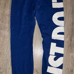 Nike RARE  Royal Blue “JUST DO IT” Leggings S Photo 0