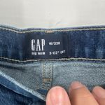 Gap Women's Denim High Rise Cutoff Shorts Size 16/33R Medium Wash Frayed Hem Photo 1