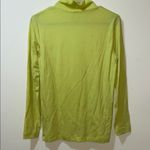 COS Women’s  Mock Neck Wool Spandex Bright Yellow Long Sleeve Shirt Photo 4