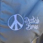 Alo Yoga ALO Dutch Bros Women's Gray Jacket White Stipe Details Hand Cuff Closure Size S Photo 3